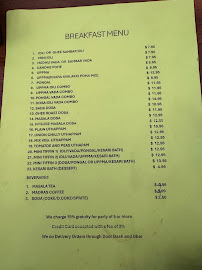 Udupi Palace Menu Photo 1
