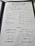 Joe's Stone Crab Menu Photo 2