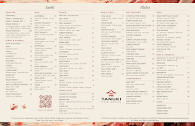 Tanuki River Landing Menu Photo 1
