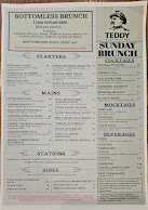 Teddy & The Bully Bar Menu Photo 4