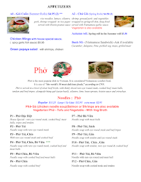 Pho Lucky Menu Photo 2