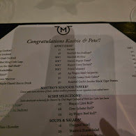 Mastro's Ocean Club Menu Photo 1