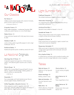 La Nacional Menu Photo 4