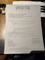 Vintage Year Menu Photo 1