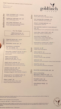 Goldfinch Tavern Menu Photo 2