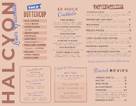 Halcyon Menu Photo 2