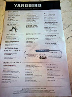 Yardbird Menu Photo 3