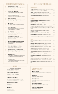 ADELINA Menu Photo 1