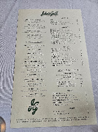 John's Grill Menu Photo 4