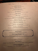 TAO Downtown Restaurant Menu Photo 5