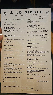 Wild Ginger Downtown Seattle Menu Photo 1