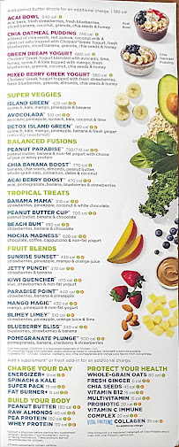 Tropical Smoothie Cafe Menu Photo 2