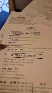 TABLE No. 2 Restaurant Menu Photo 5