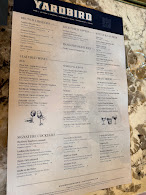 Yardbird Menu Photo 1