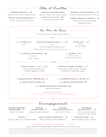 Claudie Menu Photo 1