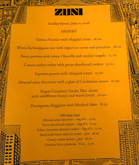 Zuni Café Menu Photo 1