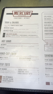 Mercury Burger & Bar Menu Photo 1