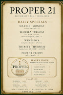 Proper 21 - F Street Menu Photo 2