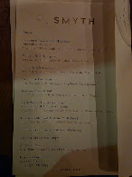 Smyth Menu Photo 2