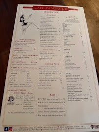 Cafe Campagne Menu Photo 1