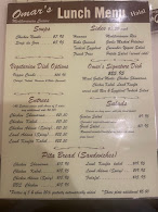 Omar Mediterranean Cuisine Menu Photo 1
