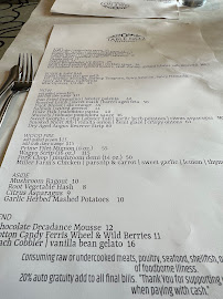 TABLE No. 2 Restaurant Menu Photo 3
