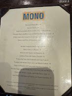 Casa Mono Menu Photo 1