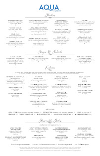 AQUA by El Gaucho Menu Photo 3