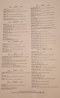 La Vita E Bella Menu Photo 1