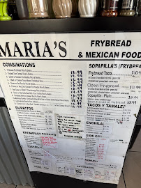 Maria's Frybread & Mexican Food Menu Photo 3