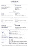 Howell's Kitchen and Bar Menu Photo 4