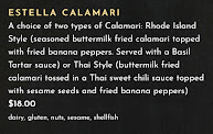 Estella Restaurant Menu Photo 5