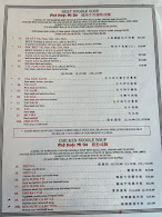 Phở Pasteur Menu Photo 1