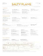 Salty Flame Menu Photo 2
