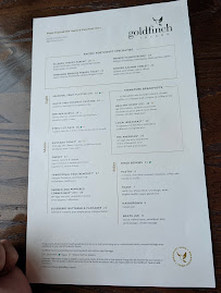 Goldfinch Tavern Menu Photo 1