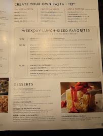 Olive Garden Italian Restaurant Menu Photo 1