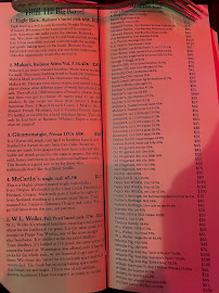 Radiator Whiskey Menu Photo 3