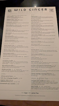 Wild Ginger Downtown Seattle Menu Photo 3