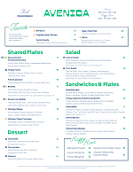 Avenida Menu Photo 5