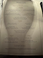 Ocean Grill at The Setai Menu Photo 1