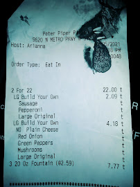 Peter Piper Pizza Menu Photo 3