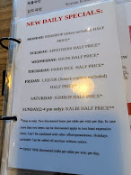 Ahjoomah's Apron Korean Restaurant Menu Photo 3
