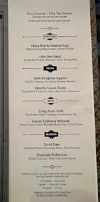 Trestle Restaurant Menu Photo 2