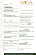Sola Miami Beach Menu Photo 2