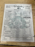 Rolando's Mexican Food Menu Photo 1