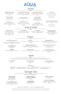 AQUA by El Gaucho Menu Photo 1