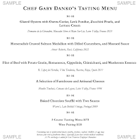 Gary Danko Menu Photo 2