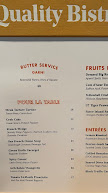 Quality Bistro Menu Photo 3