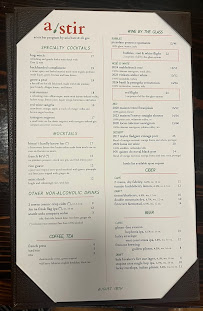 A/Stir Menu Photo 1