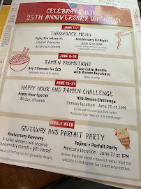 Tajima Ramen Convoy Menu Photo 4